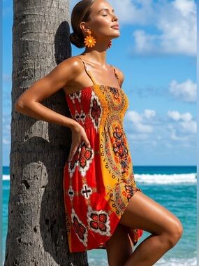 india boutique beach dresses India Boutique | Dresses | Colorful Sea Life Print Dress